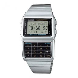 Quartz Digital Databank Calculator Watch