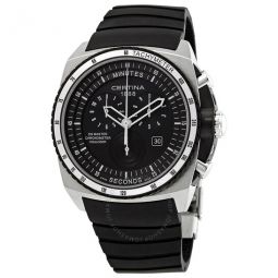 DS Master Chronograph Quartz Chronometer Black Dial Mens Watch