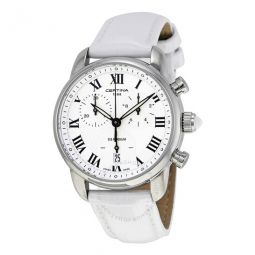DS Podium Chronograph Silver Dial Ladies Watch