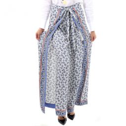 Ladies Bandanna Print Split Trousers, Brand Size 36 (US Size 4)