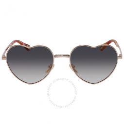 Milane Grey Gradient Heart Ladies Sunglasses
