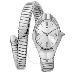 Naga Quartz Silver Dial Ladies Watch