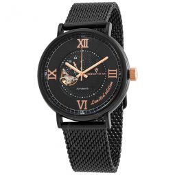 Somptueuse Limited Edition Automatic Black Dial Mens Watch