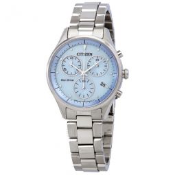 Chandler Chronograph Blue Dial Ladies Watch