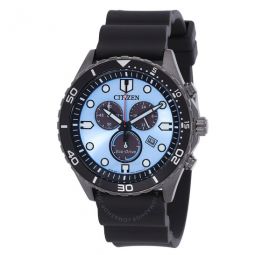 Chrono Sporty-Aqua Chronograph Blue Dial Mens Watch