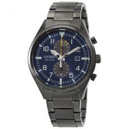 Chronograph Eco-Drive Blue Dial Mens Watch