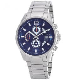 Chronograph Quartz Blue Dial Watch