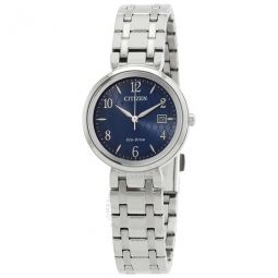Eco-Drive Blue Dial Ladies Watch