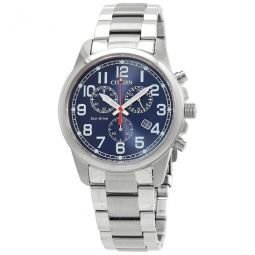 Eco-Drive Chronograph Blue Dial Watch