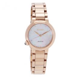 Eco-Drive Mother of Pearl Dial Ladies Watch