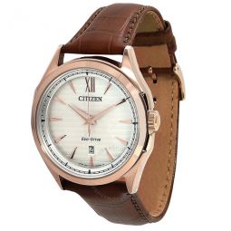 Eco-Drive White Dial Mens Watch