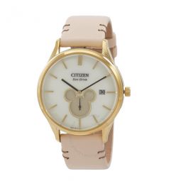Mickey Shadow Eco-Drive White Dial Unisex Watch