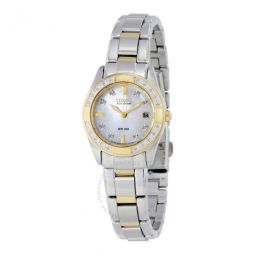 Regent Eco-Drive Mother of Pearl Dial Ladies Watch