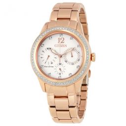 Silhouette Crystal White Dial Ladies Watch