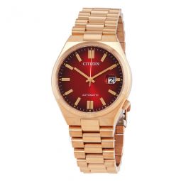 Tsuyosa Automatic Red Dial Watch