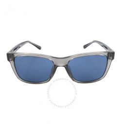Blue Flash Square Mens Sunglasses