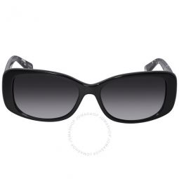 Grey Gradient Rectangular Ladies Sunglasses