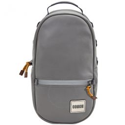 Mens Patch Pacer Backpack in Black Copper/Heather Grey