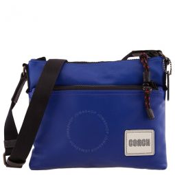 Mens Patch Pacer Crossbody Bag in Black Copper/Sport Blue