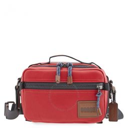 Mens Patch Pacer Top Handle Crossbody Bag
