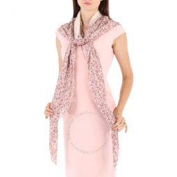 Pink Oversized Square Scarf