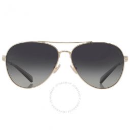 Polarized Grey Gradient Pilot Ladies Sunglasses