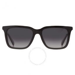 Polarized Grey Gradient Square Mens Sunglasses