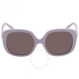Purple Brown Square Ladies Sunglasses