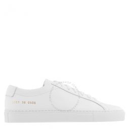 Ladies White Original Achilles Low-Top Sneakers, Brand Size 42 ( US Size 12 )