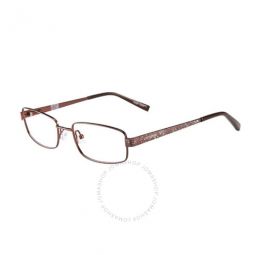 Ladies Brown Oval Eyeglass Frames