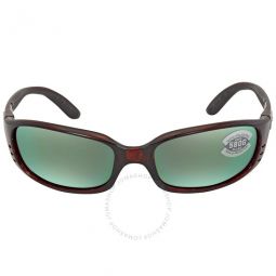 BRINE Green Mirror Polarized Glass Mens Sunglasses