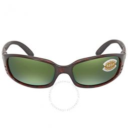 BRINE Green Mirror Polarized Polycarbonate Mens Sunglasses