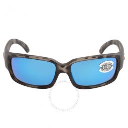 Caballito Blue Mirror Polarized Glass Unisex Sunglasses