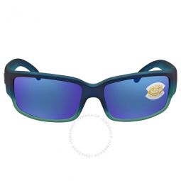 Caballito Blue Mirror Polarized Polycarbonate Unisex Sunglasses