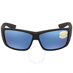 CAT CAY Blue Mirror Polarized Polycarbonate Mens Sunglasses AT 01 OBMP 61
