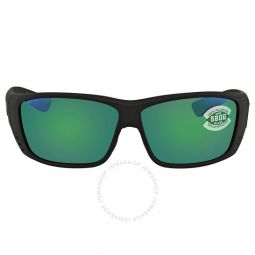CAT CAY Green Mirror Polarized Glass Mens Sunglasses