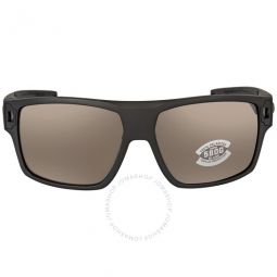DIEGO Copper Silver Mirror Polarized Glass Mens Sunglasses DGO 11 OSCGLP 62