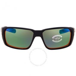 FANTAIL PRO Green Mirror Polarized Glass Mens Sunglasses