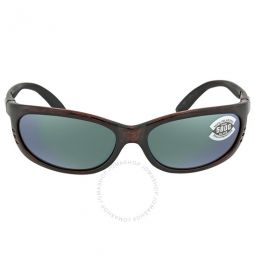 FATHOM Green Mirror Polarized Glass Mens Sunglasses FA 10 OGMGLP 61