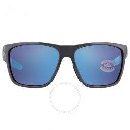 FERG XL Blue Mirror Polarized Glass Mens Sunglasses