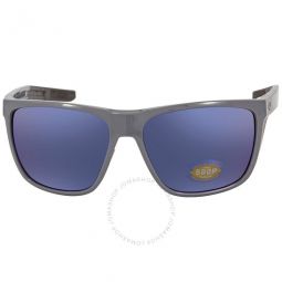 Ferg XL Blue Mirror Polarized Polycarbonate Mens Sunglasses