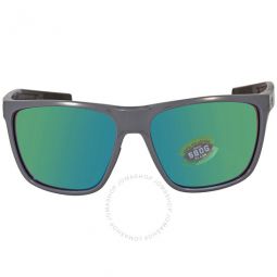 FERG XL Green Mirror Polarized Glass Mens Sunglasses