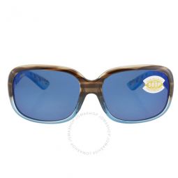 GANNET Blue Mirror Polarized Polycarbonate Ladies Sunglasses