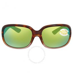 GANNET Green Mirror Polarized Polycarbonate Ladies Sunglasses