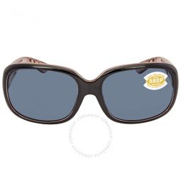GANNET Grey Polarized Polycarbonate Ladies Sunglasses