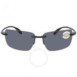 Gulf Shore Gray Polarized Polycarbonate Unisex Sunglasses GSH 11 OGP 66