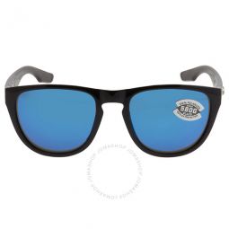 Irie Blue Mirror Polarized Glass 580G Aviator Unisex Sunglasses