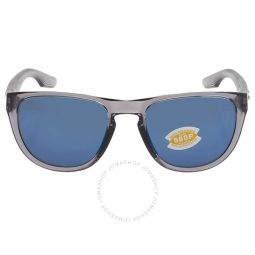 Irie Blue Mirror Polarized Polycarbonate Square Unisex Sunglasses