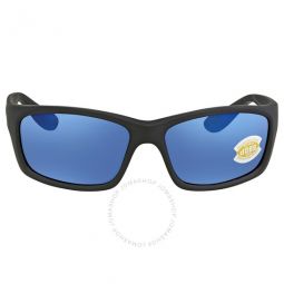 JOSE Blue Mirror Polarized Polycarbonate Mens Sunglasses