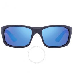 Jose Pro Blue Mirror Polarized Glass Mens Sunglasses